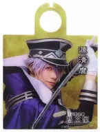 Nobunaga Sato (Kiyomaro) Clear Big Straw Tag "Musical 『 Sword Ranmai 』 Celebration 玖寿 Ranmai Onkyoku Festival" Sword Ranmai 2.5 Chaya Take-Out Menu Order Bonus