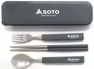 ロゴ エコSOTOカトラリー BE-PAL 2025年1月号 別冊付録