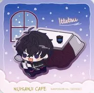 SAEKI イッテツ (Mini Character / Kotatsu) Original Coaster "Virtual YouTuber Nijisanji CAFE in SWEETS PARADISE 10th" Collaboration Menu Order Bonus