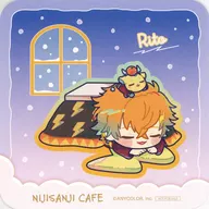 Rito Usami (Mini Character / Kotatsu) original coaster "Virtual YouTuber Nijisanji CAFE in SWEETS PARADISE 10th" collaboration menu order bonus