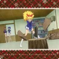 Scene photograph Mountain Coaster "Aikatsu! ~ Winter Collaboration Cafe ~" Subject Product Purchase benefits