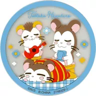 "HAMTARO Clear Rubber Coaster" by Noshiken & Tongari-kun & Neteru-kun