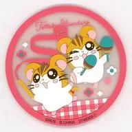 Traham-kun & Traham-chan "HAMTARO Clear Rubber Coaster"