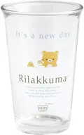 Rilakkuma & Kiroi Torilettering Kitchen Series Glass "Rilakkuma"