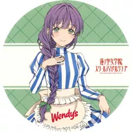 乙宗 Kozue Original Coaster "Love Live! Rennosky Jogakuin School idol Club x Wendy's First Kitchen" First Target Products Purchase benefits