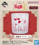 Ranma a rice-planting girl & Genba Sotome / Glass Tableware Assortment "Ichiban KUJI TV Anime Ranma 1/2" F Prize