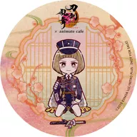 Toshiro Maeda Random Coaster (C group) "Sword Ranmai -ONLINE - 10th anniversary first ×animatecafe" collaboration menu order bonus