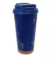 Stainless steel TOGO logo tumbler navy blue "Starbucks Coffee"