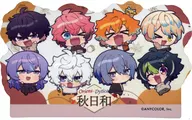 Collection food pick (made of paper) "Virtual YouTuber Ni Jisanji Oriens & Dytica× Karaoke Maneki Neko Akibiyori" target menu order bonus