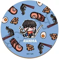 MA. Sotome Ranma 2nd Leather Coaster "Ranma 1/2"