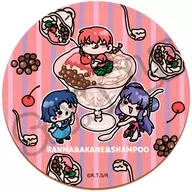 MK Ranma & akane & Shampoo 2nd Leather Coaster "Ranma 1/2"