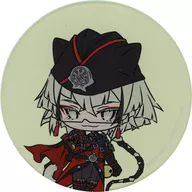 Ishida Masamune Acrylic Coaster Collection  "Katana Ranbu -ONLINE - Katana Neko Otoko ×Gratte animatecafe" Bebida especial