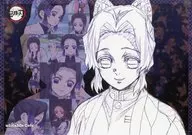 胡蝶しのぶ(真顔) 紙製ランチョンマット 「鬼滅の刃 水柱・蟲柱カフェ in ufotable Cafe×マチ★アソビCAFE」 コラボメニュー注文特典