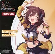 Koyone 戌神 (normal) original coaster "Virtual YouTuber Hololive 6th fes. Color Rise Harmony×JOYSOUND Collaboration Campaign" collaboration drink order special 3rd edition