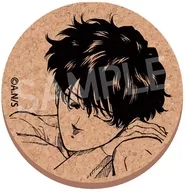 Suzuki Aoba Cork Coaster "Red Blue"