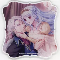 ロズワルド Il Gadia & マリアティーヌ Fia Valenti Cis Acrylic Coaster "Comic Bigotism Prime Minister is Bewitched by a Young Wife ~ Even Contract Marriage, Husband and Wife Are Husband and Wife ~ Volume 1" Shosen Special Bonus