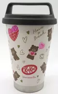ハートフルベアー(ベージュ) ステンレスタンブラー 350ml 「Afternoon Tea×キットカット」
