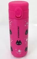 黑猫万圣节2024不锈钢杯粉红381 ml