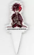 Tadahiro Hizen acrylic pick "Sword Ranmai -ONLINE - 10th anniversary 2nd ×animatecafe"