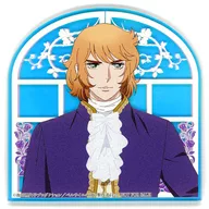 ハンス・アクセル・フォン・フェルゼン ステンドグラス風コースター 「劇場アニメ『ベルサイユのばら』Collaboration Cafe 2025」
