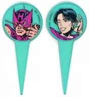 Hawk-Eye & Eiki (COMICS Arts) Dessert Pick "Happy KUJI MARVEL MAZZEL" F Prize