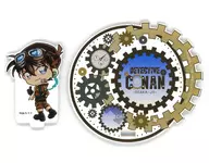 Shin'ichi Kudo Acrílico stand coaster steam punk "Detective Conan Osaka Jo Honjin SPECIAL SHOP 2025" patio de comidas Limited Souvenirs Goods