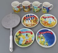 Waffle maker & tableware set "Moomin x ネフレ" Hot Family X' MAS Present Hot Family Award