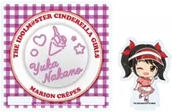 10. Yuka Nakano crepe shop ver. (Mini Character illustration) Acrylic Coaster Stand "idol Master Cinderella Girls"