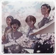 Maki Illustration Acrylic Coaster "Novel Mailer From Airplane with Love" gross Studio Premium Bonus