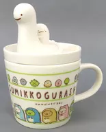 Green Tokage and Okaasan Small Plate & Mug Set with Figurine "Sumicco Gurashi"