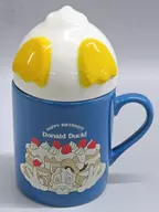 ブルー ドタバタパーティー おしりふた付きマグカップ 「ミッキー＆フレンズ」