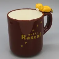 "Araiguma Rascal Lascal Bread" Caneca com Petit Rascal Figure