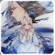 Jun Hayase Illustration Acrylic Coaster "Light Novel The princess who was not chosen decided to leave a letter and disappear. 1 volume" Shosen Special Bonus