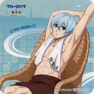 氷織 Sheep (Natural Body) original coaster coaster "Blue Rock × Gokurakuyu RAKSPA Egoist 's Bath Rock, Outdoor Air Bath ver." Menú de colaboración de pedido