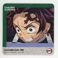 Tanjirō Kamado (a la izquierda/mirando hacia abajo) posavasos "Kimetsu no Yaiba Snabashira / Koibashira Café in ufotable Cafe× Machi ★ Asobi Café" Menú de colaboración Privilegio especial de pedido