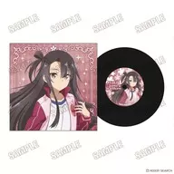 郡千景 レコード風コースター 勇気のバトン展ver. 「結城友奈は勇者である 10周年記念 勇気のバトン展」