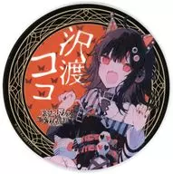 沢渡ココ 描き下ろしアクリルコースター 「魔法少女ノ魔女裁判 in 東京タワー～幻影ノ魔女裁判～×cafe＆bar MENU」 コラボメニュー注文有償特典