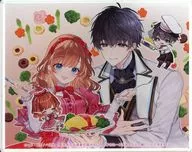 Noche Aldiya & Vesti Beyer Acrylic Coaster "The meal at the Light Novel reincarnated place was perfect. I will have a happy dish with you!" Shosen Premium