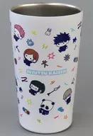 01.集合(ぷにきゅ～と/ホワイト) ステンレスサーモタンブラー 「呪術廻戦」