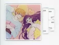 Yumon Hina & mandarina amanatsu 玖太 (ropa de habitación) Montaña rusa acrílica "漫福 Gacha Oshishi Amakuchi" Premio C-7