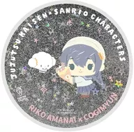 06. Riko Amanai x Kogimyun Glitter Coaster "Jujutsu Kaisen Kaedama, Tamaori x Sanrio Character Drivers"