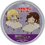 クリスタ・レンズ＆サシャ・ブラウス オリジナルコースター 「リポビタンシリーズ×進撃の巨人」 2014年キャンペーン品