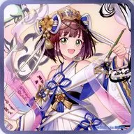 ミコト(等身) コースター 「クイズRPG 魔法使いと黒猫のウィズ THE LEGENDS of WIZ×THEキャラCAFE」 ドリンクメニュー注文特典 前半