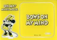 ミニーマウス(BOWS ON MY MIND) アクリルスタンドコースター 「OH MY! MINNIE MOUSE OH MY CAFE」 メニュー注文特典