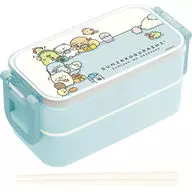 集合 2点ロックはし付2段ランチボックス 「すみっコぐらし」