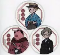 コネシマ(小根島葉蔵)＆トントン(問屋冨太郎)＆エーミール(江見昴) ○○の主役は我々だ! 天落記幻灯絵敷(コースター)B/3枚組 「カタマリバマツリ」