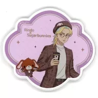 灰谷竜胆×シュガーバニーズ 「東京リベンジャーズ×サンリオキャラクターズ アクリルコースター 01/コラボイラスト」