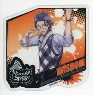 躑躅森盧笙 「ヒプノシスマイク -Division Rap Battle- レペゼン マルイ2025 クリアコースター(ホワイトチョコサンド)」