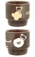 ブラウン Rilakkuma Style ぽこぽこペアカップ 「リラックマ」