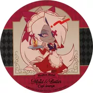 ヴァギー(描き起こしデフォルメ) ランダムコースター 「ハズビン・ホテルへようこそ×animatecafe Maid ＆ Butler Cafe lounge」 後半期間 コラボメニュー注文特典